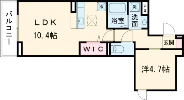 セレスティア亀有の間取り