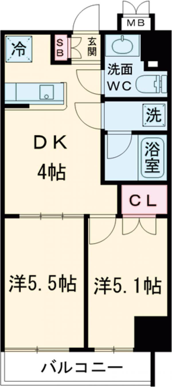 レオーネ南千住Ⅲの間取り