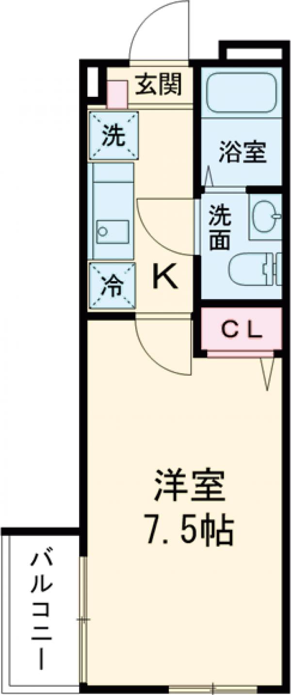 ベルシード京成小岩の間取り