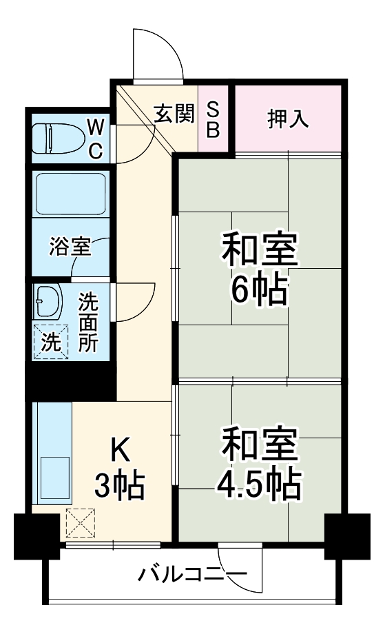 東急ドエルフェニックスの間取り