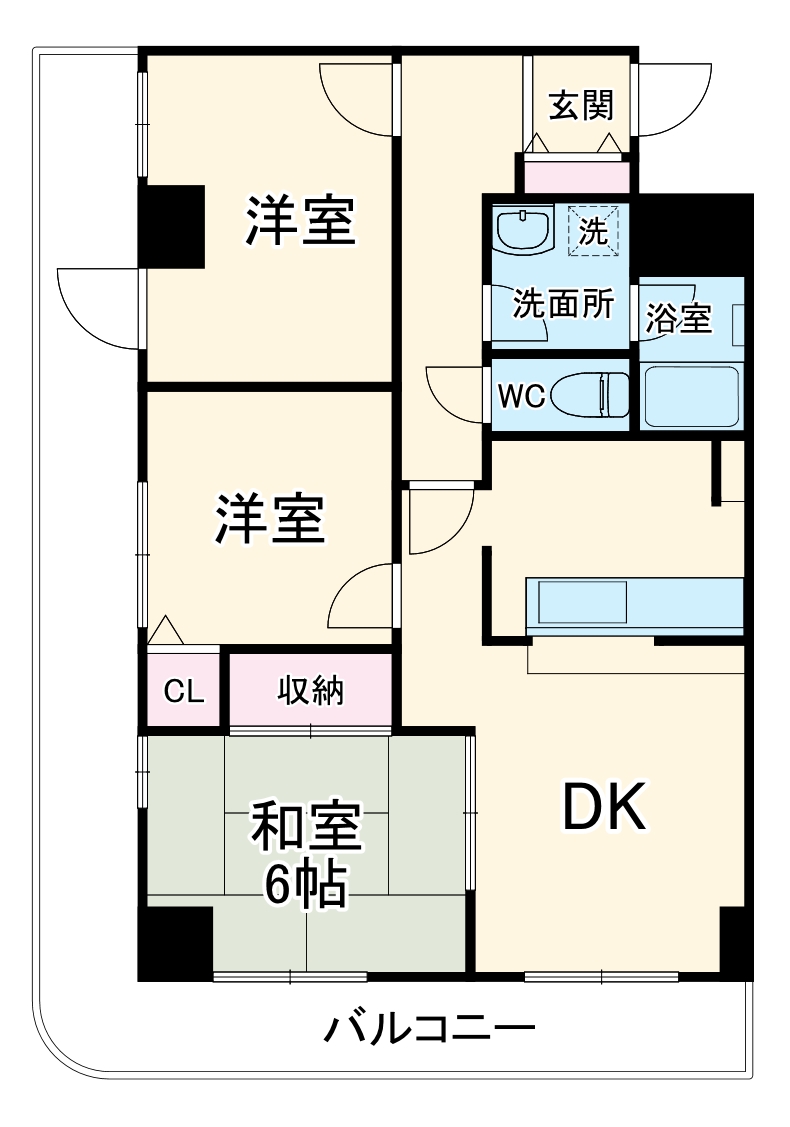 ビエラコート南浦和の間取り