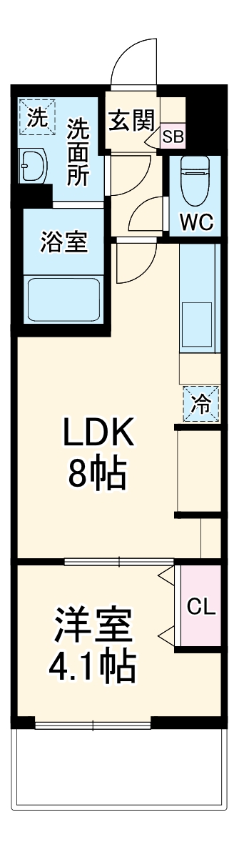 リブリ・相模大野Ⅳの間取り