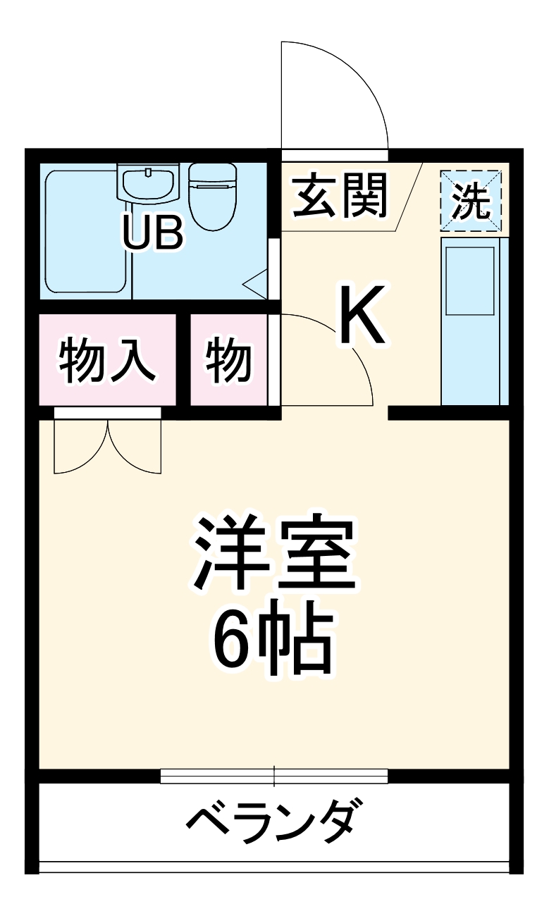 KAWASUMIハイツの間取り