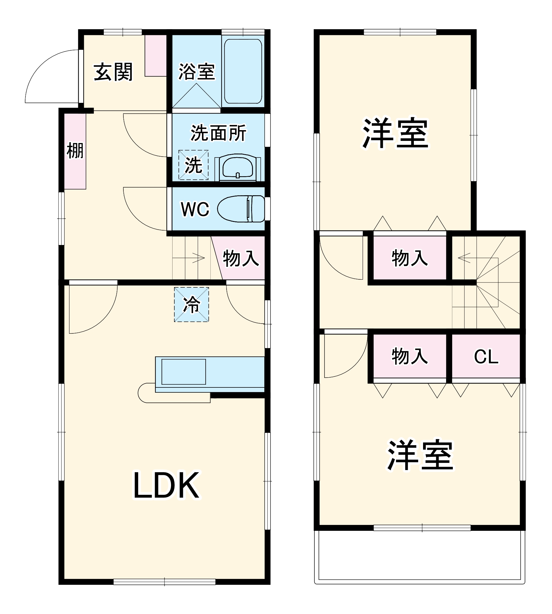 サンライズBの間取り