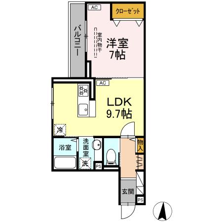 クレーア中央林間の間取り