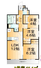 トレ・アルコバレーノ中央の間取り