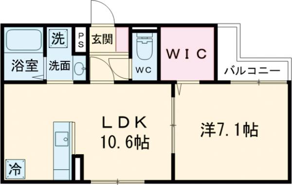 セレスティア大谷田Ⅱの間取り