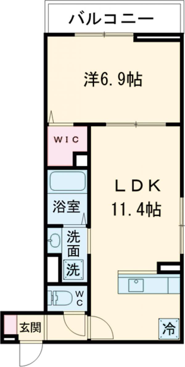 セレスティア大谷田Ⅱの間取り