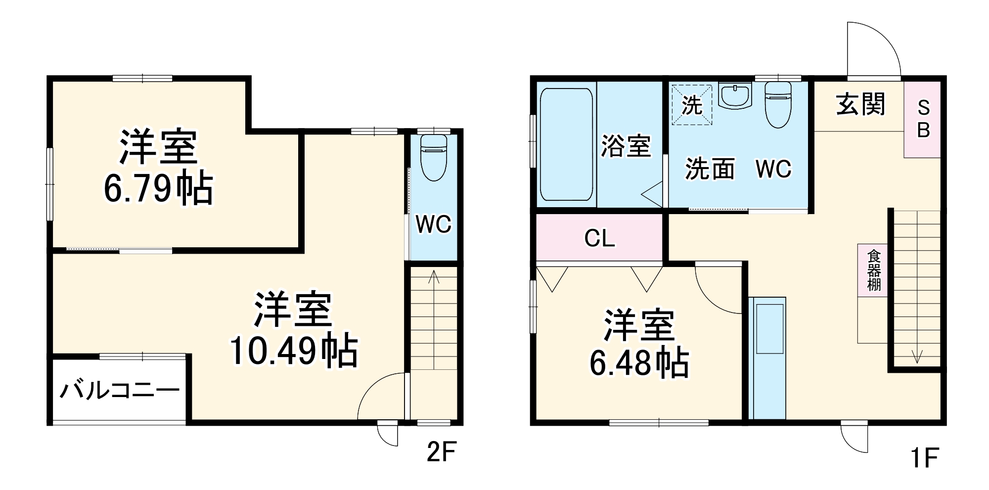 フロイデ安行の間取り