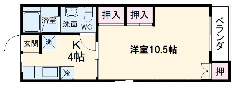 ハイツ サン・モアの間取り
