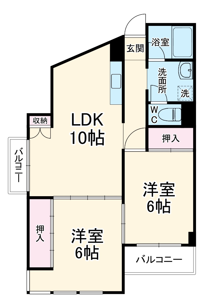 トヨダビルの間取り