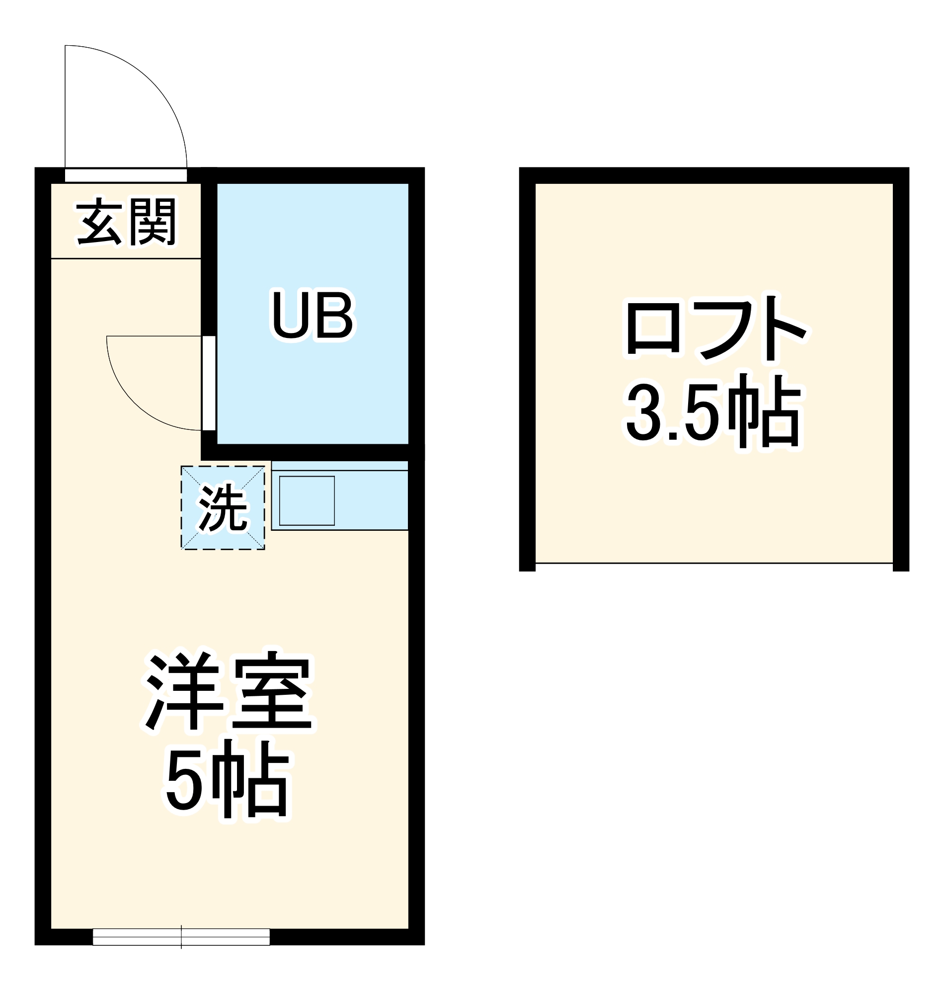 ユナイト鴨居ゴーギャンの夢の間取り