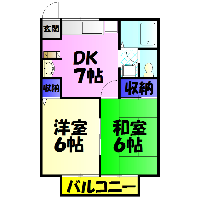 セントパークハイツの間取り