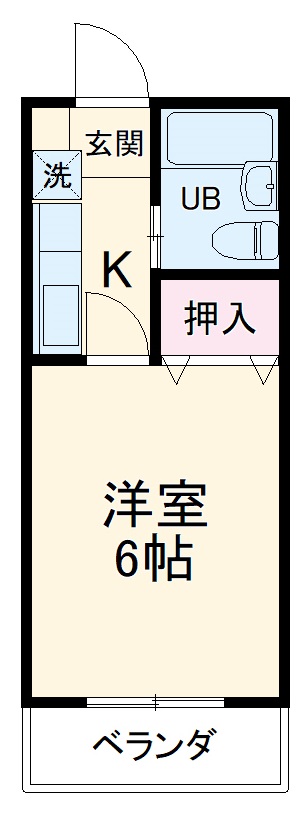 コーポスプリングの間取り