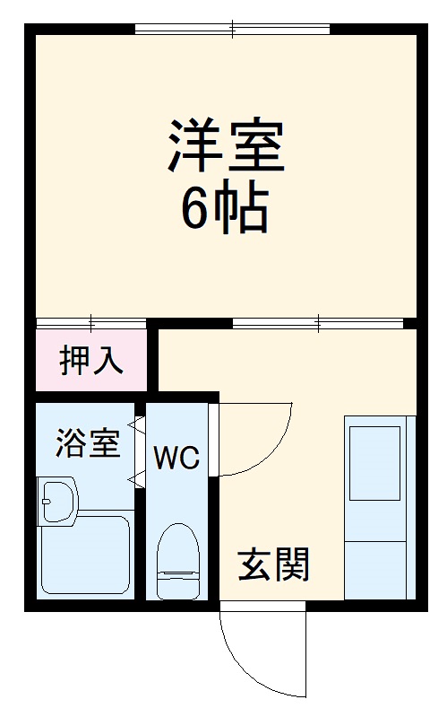 コーポフジの間取り