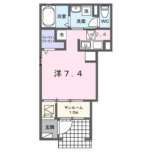 ファイオレフト ノースの間取り