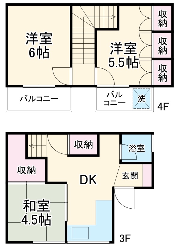 Bee8ビルの間取り