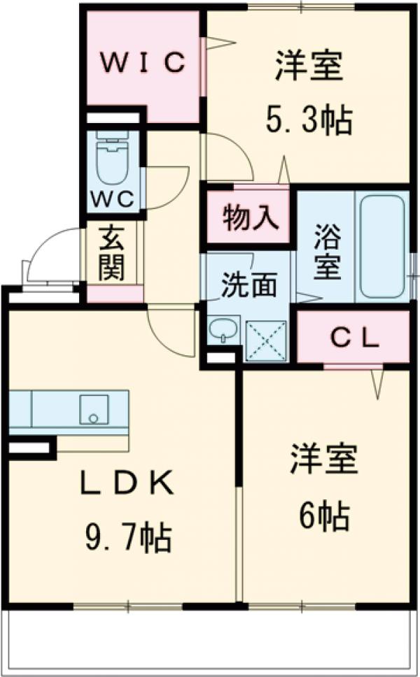 エスポワールの間取り