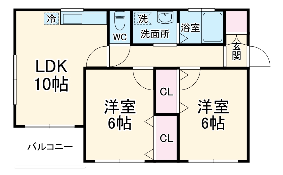 ペイサージュの間取り