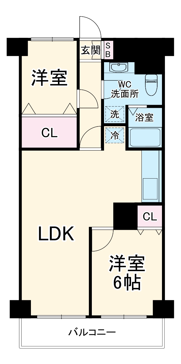 ジュネシオン柏の間取り