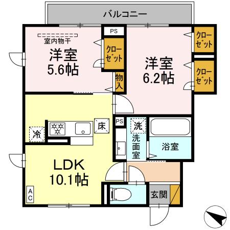 ファミール・AMAKAの間取り