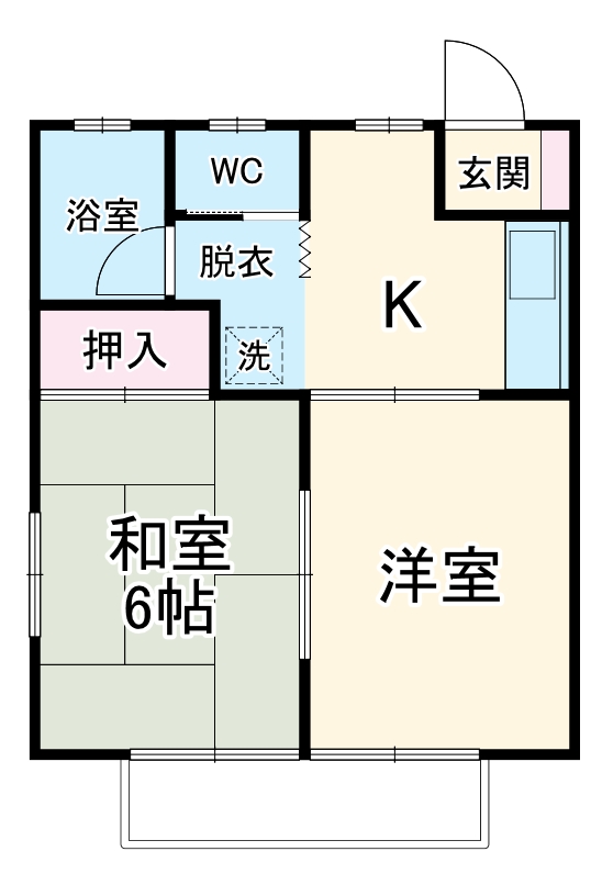 グリーンハイツの間取り