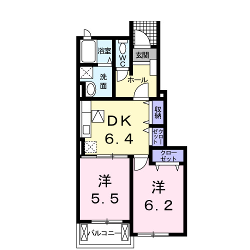 エテルナ Kの間取り