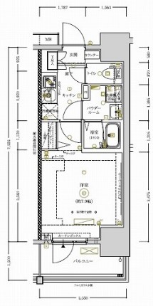 RELUXIA TOKYO EASTⅡの間取り