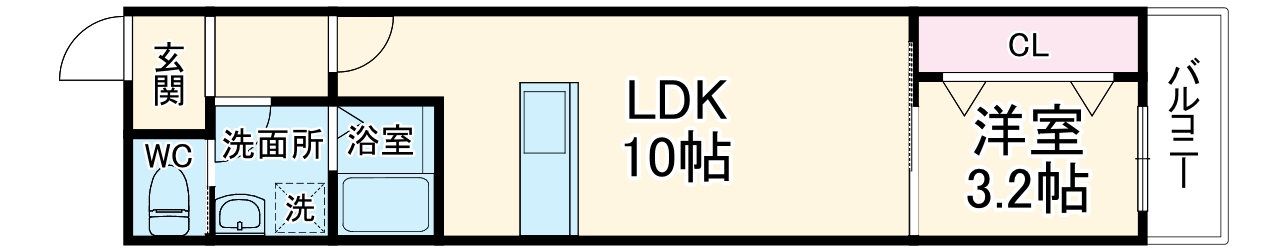 LECOCON岩倉Ⅳの間取り