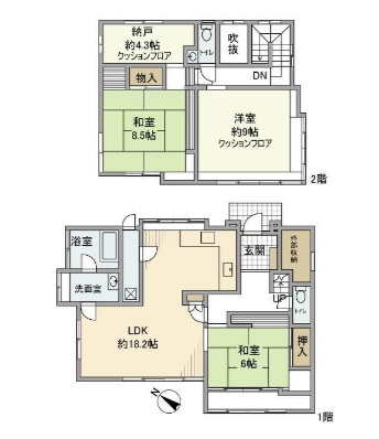 朝日ケ丘戸建の間取り