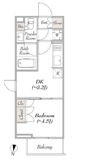 ルミーク本町イーストの間取り