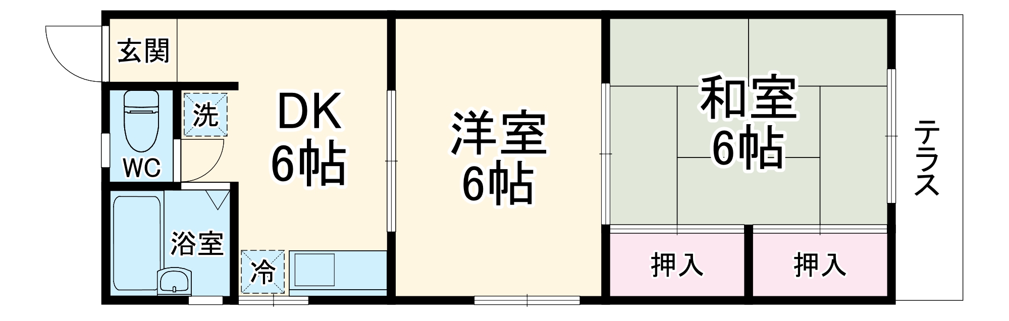 セゾンユイットの間取り
