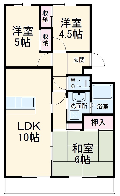 エータイマンションの間取り
