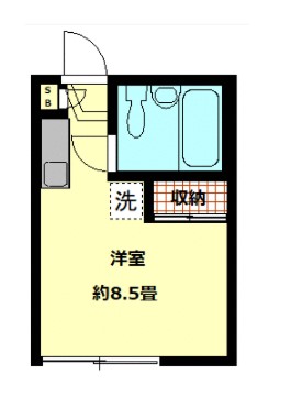 光明ハイツの間取り