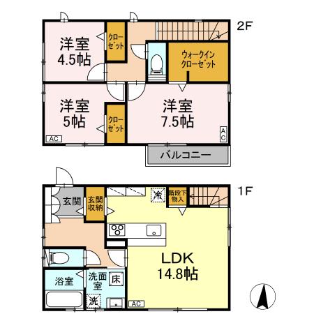 Casa Excelente IV棟の間取り
