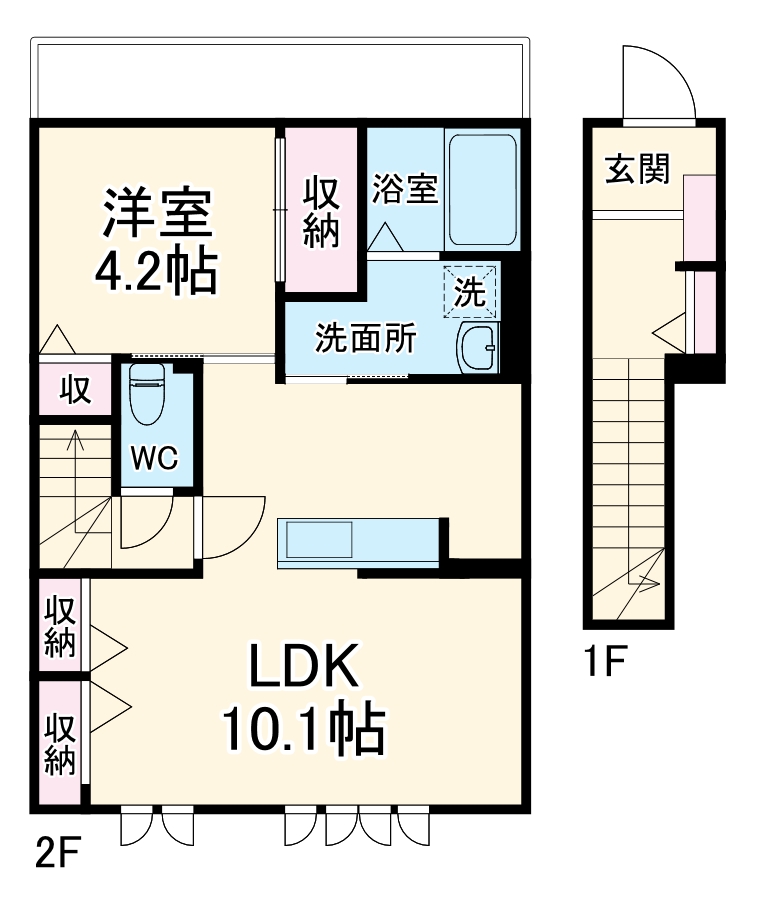 Avenir 一番館の間取り