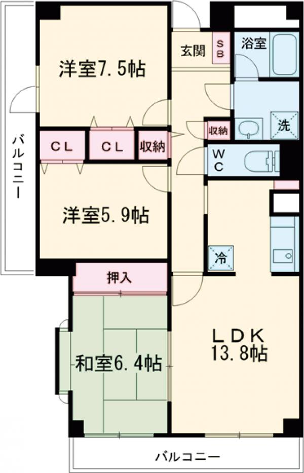 2/24 間取