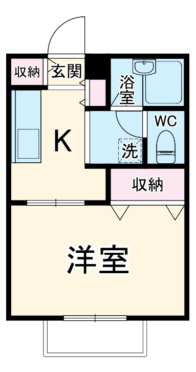 ヴィラ百合丘Aの間取り