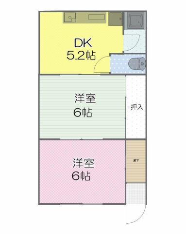 サンシャイン御幸の間取り