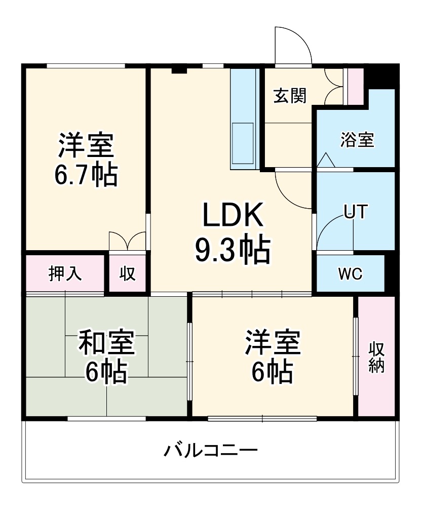 SUN STAGEの間取り