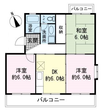 プロスペラ平石の間取り