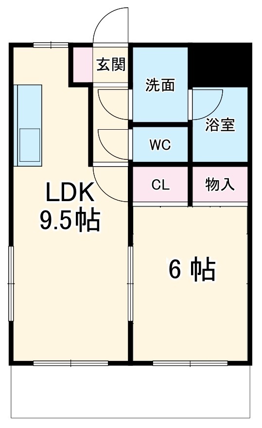 鏡島REINAの間取り
