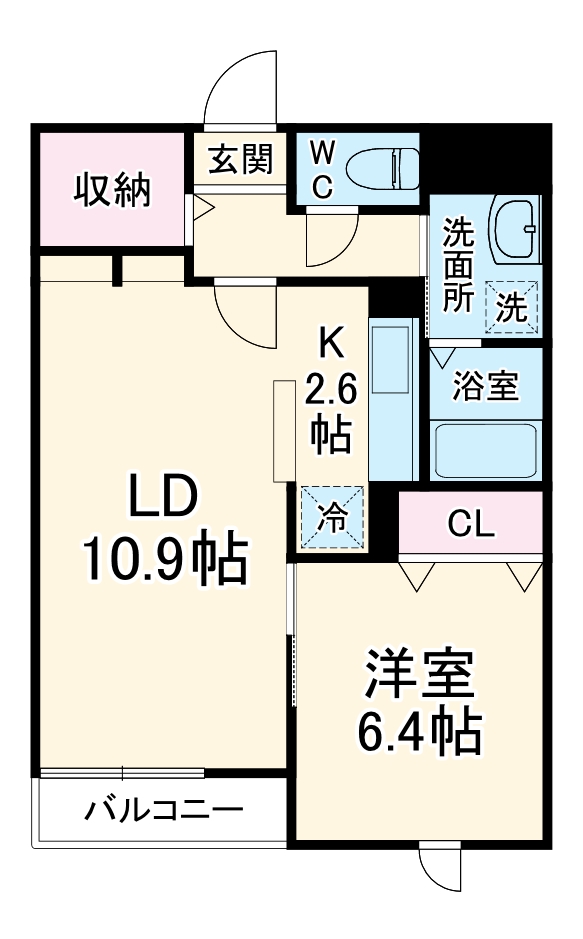 ヒルズ桜坂の間取り