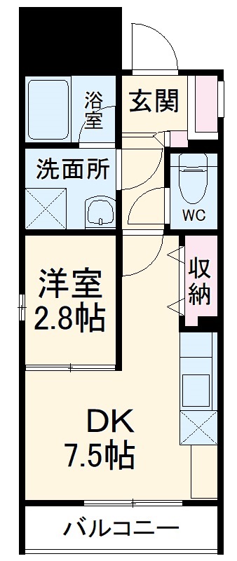 Brave亀島本陣の間取り