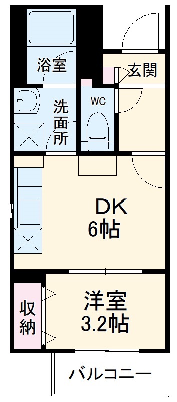 Brave亀島本陣の間取り