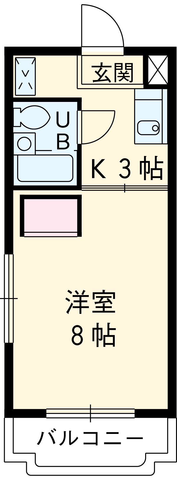 アパルトーノインの間取り