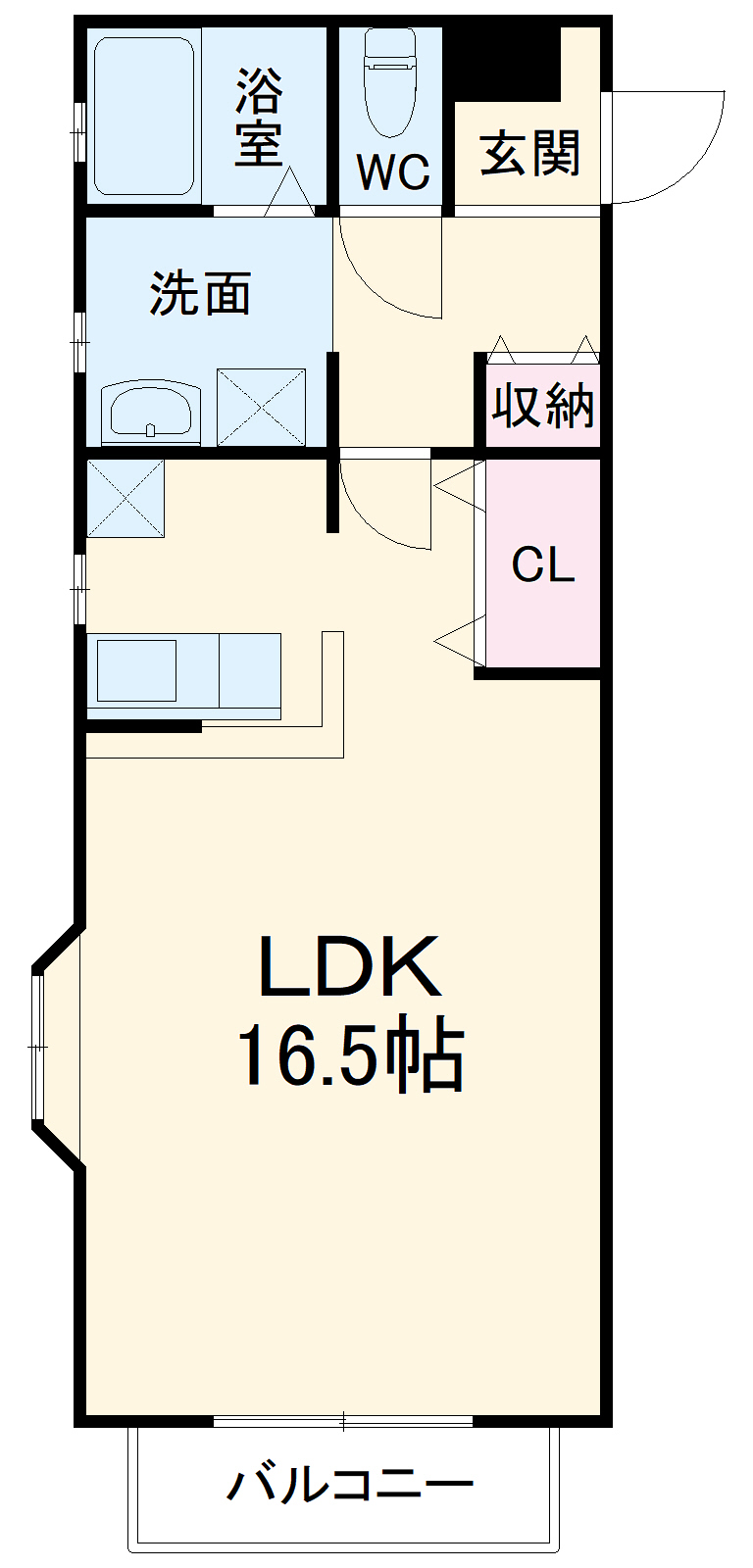 イーハトーブ B棟の間取り