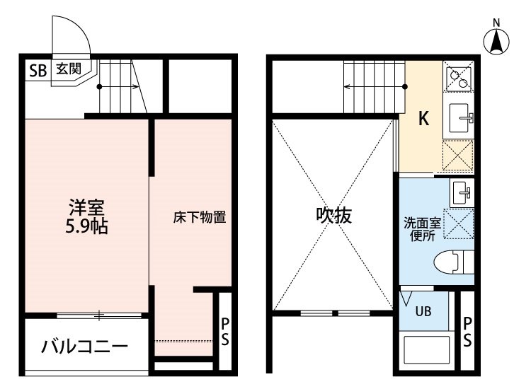 Casa Kamiyuの間取り
