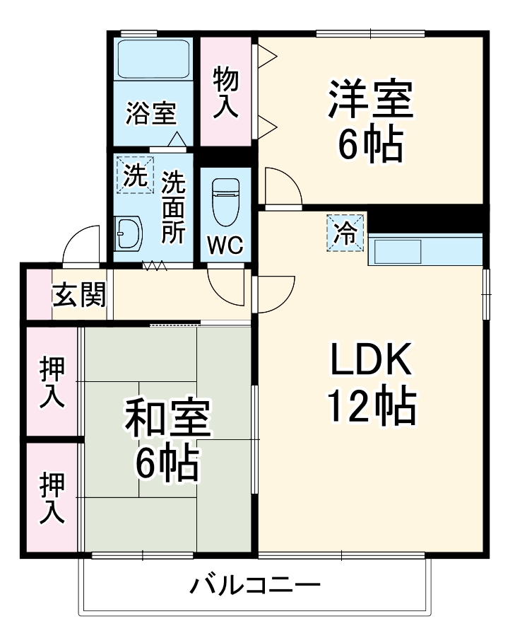 エストハウスＣの間取り