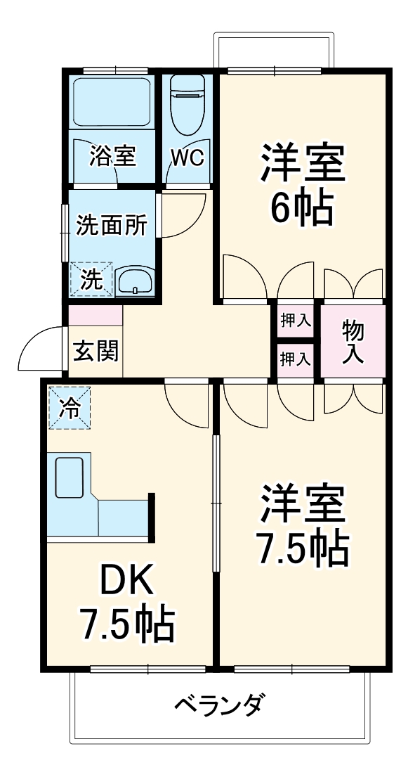 ツインシャトルⅡの間取り